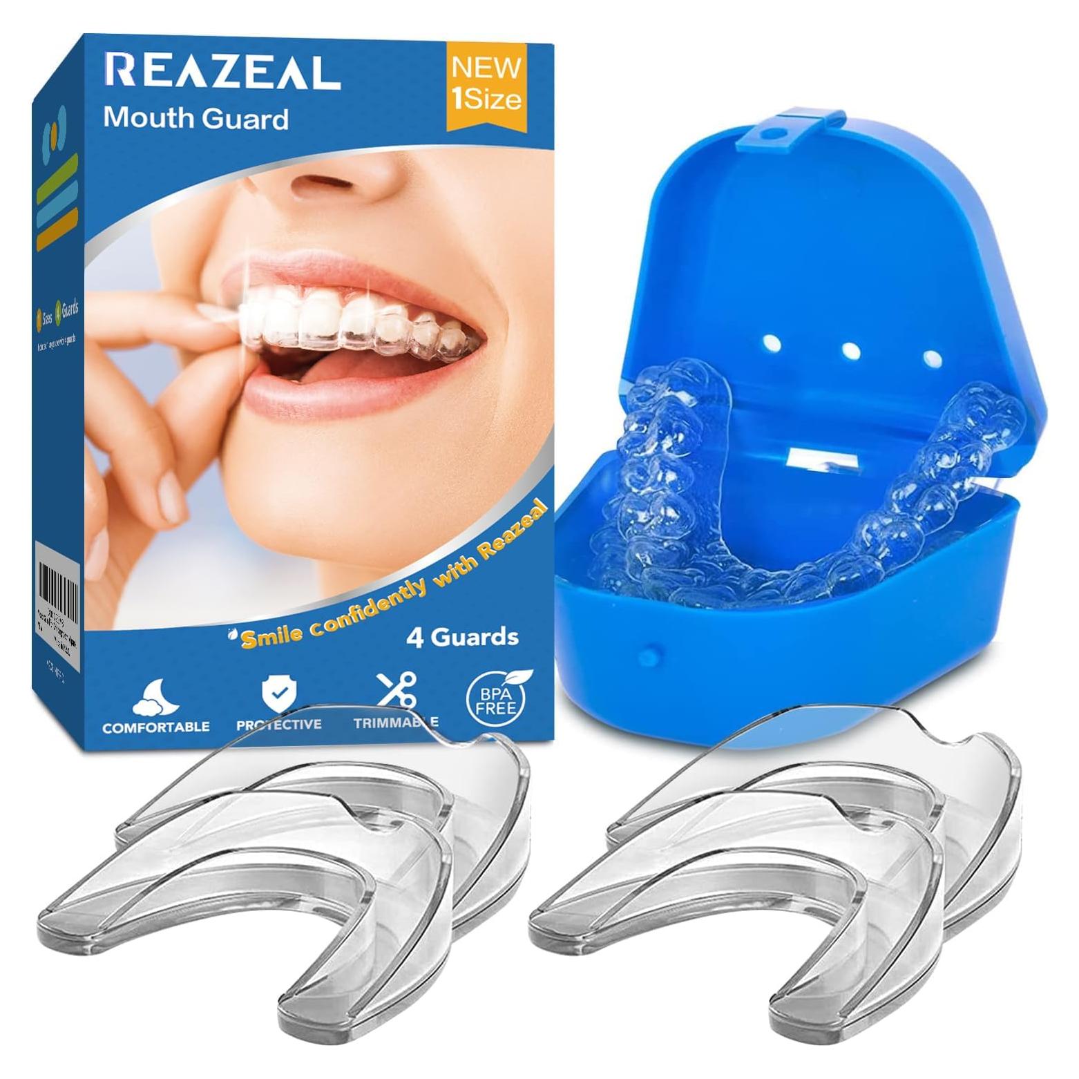 Protector Bucal Moldeable Reazeal para Bruxismo - 4 Unidades