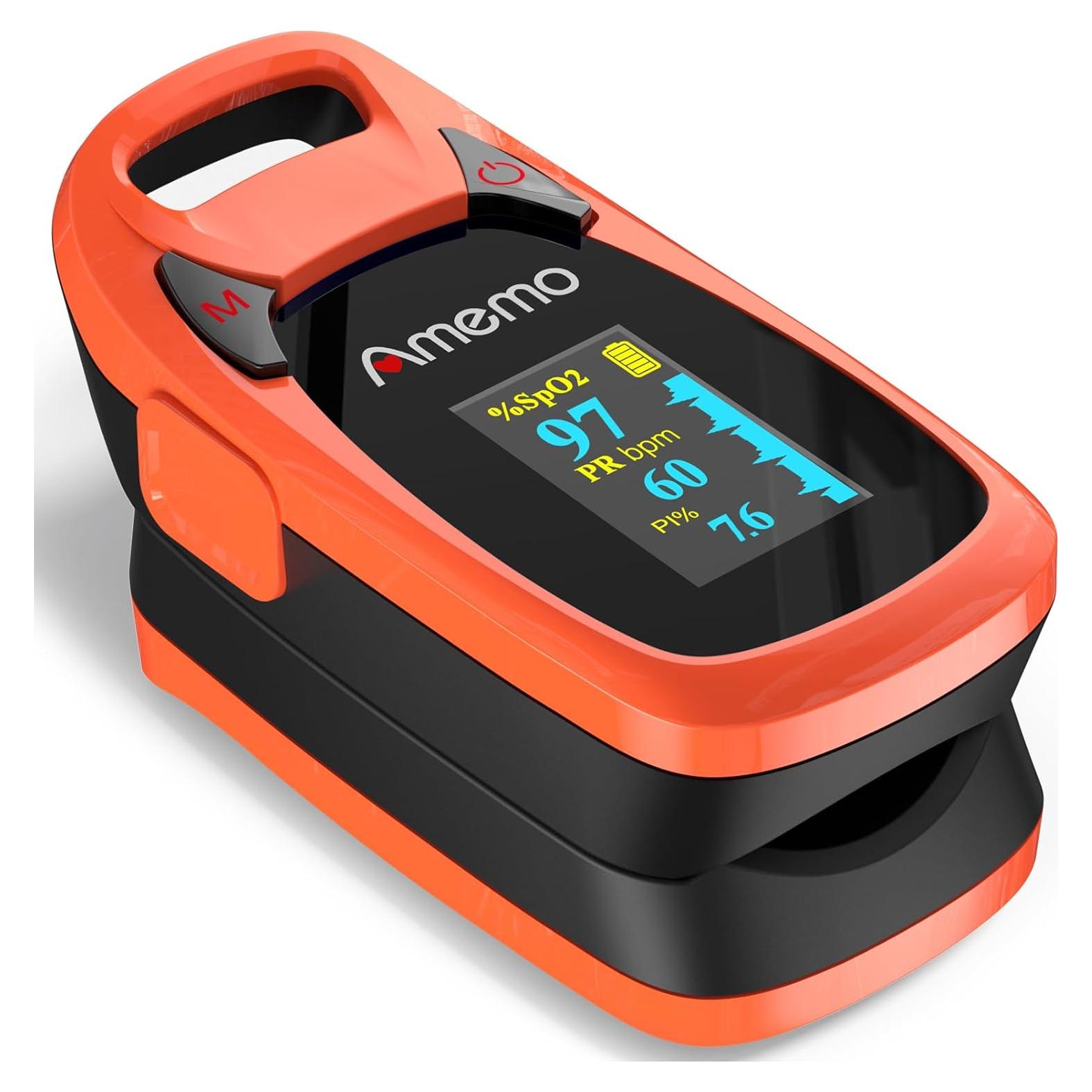 Oxímetro de Pulso Digital SHENZHEN Ossimetri6 con Alarma