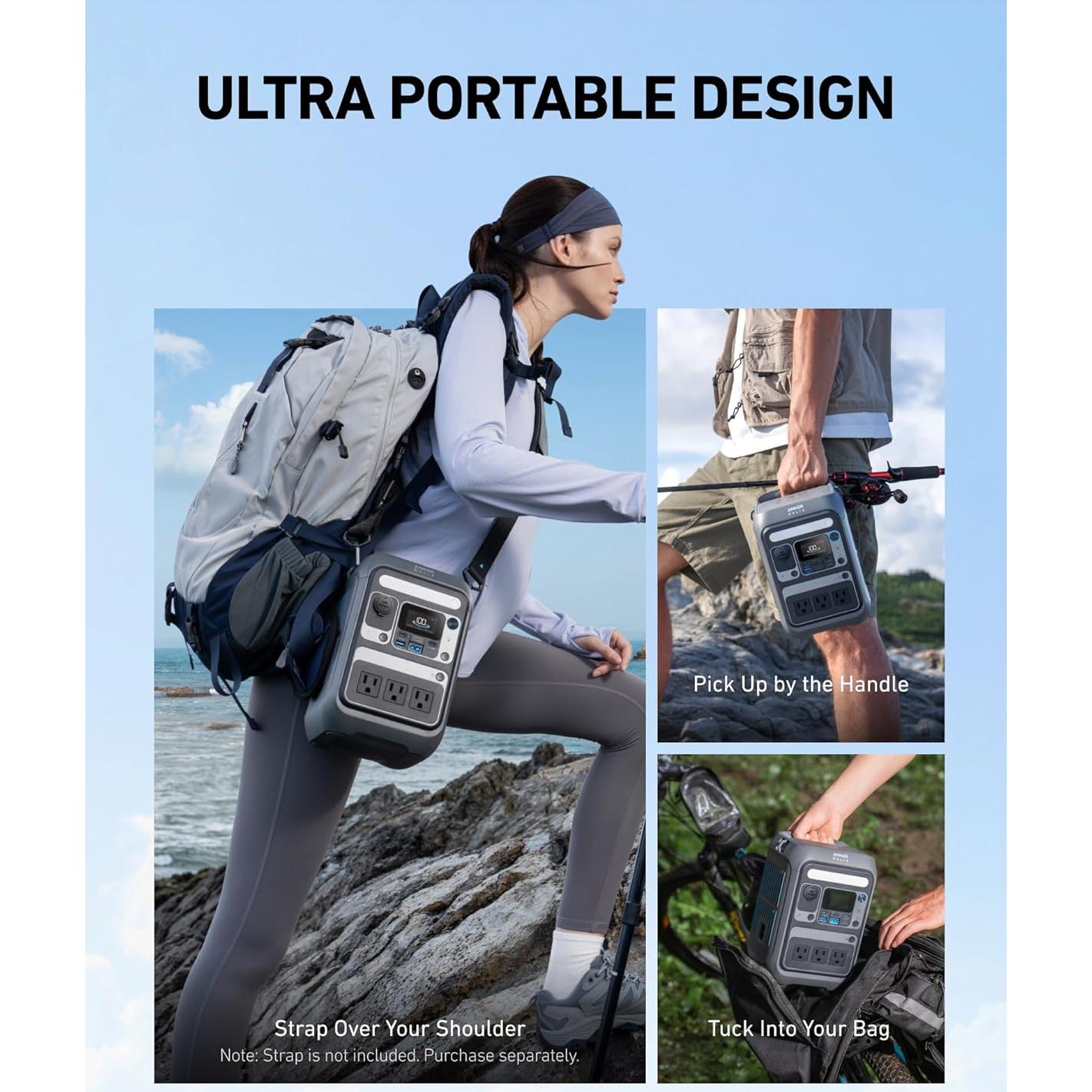 Estación de Energía Portátil Anker SOLIX C300 288Wh 300W