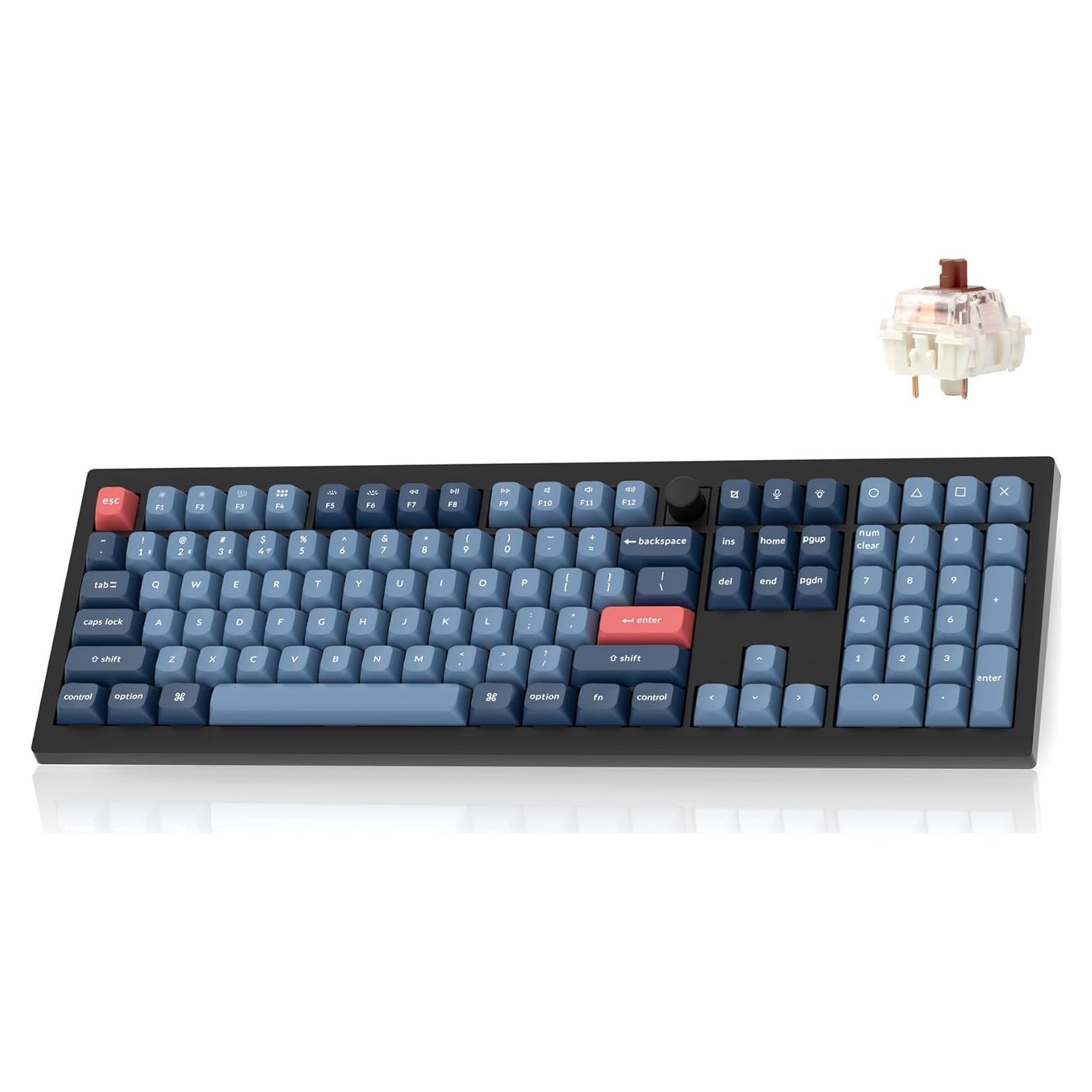 Teclado Mecánico Inalámbrico Keychron V6 Max RGB 108 Teclas