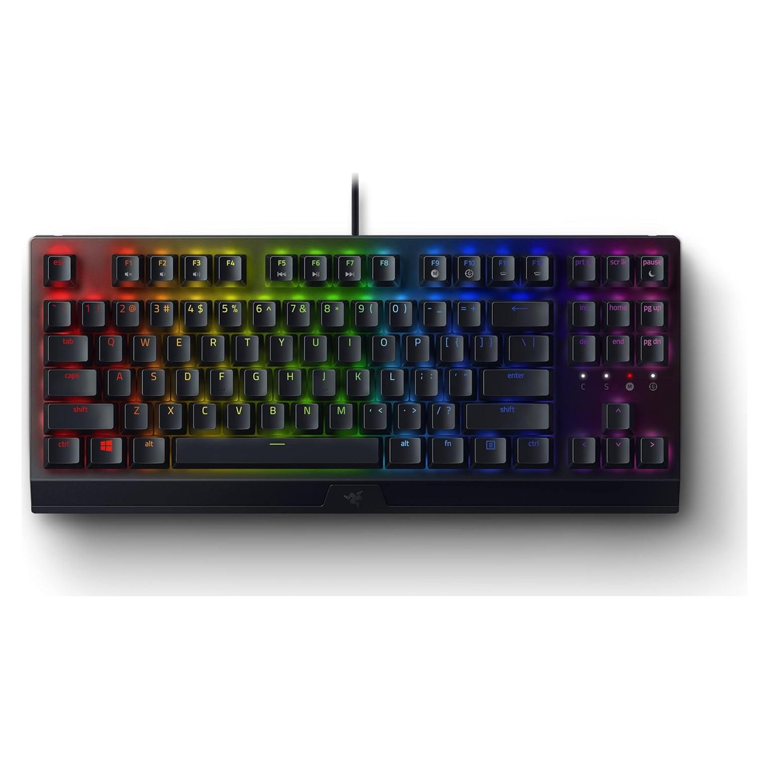 Teclado Mecánico Razer BlackWidow V3 TKL - Interruptores Amarillos