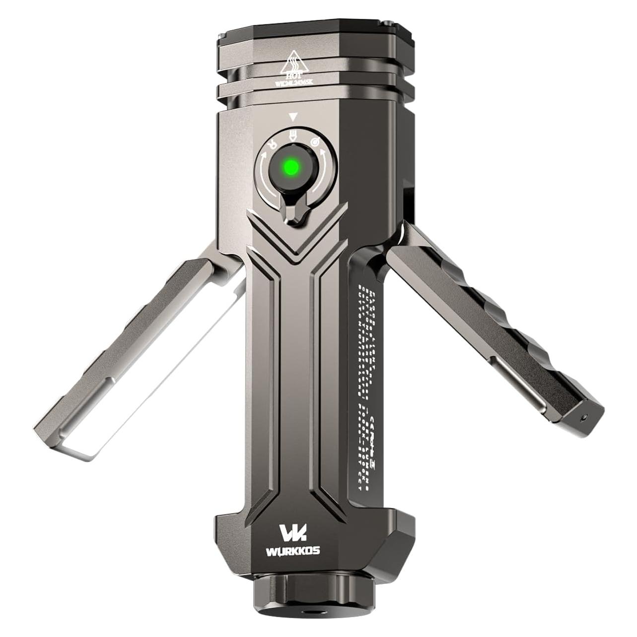 Linterna LED Wurkkos HD02, 3200 lúmenes, recargable, IPX6