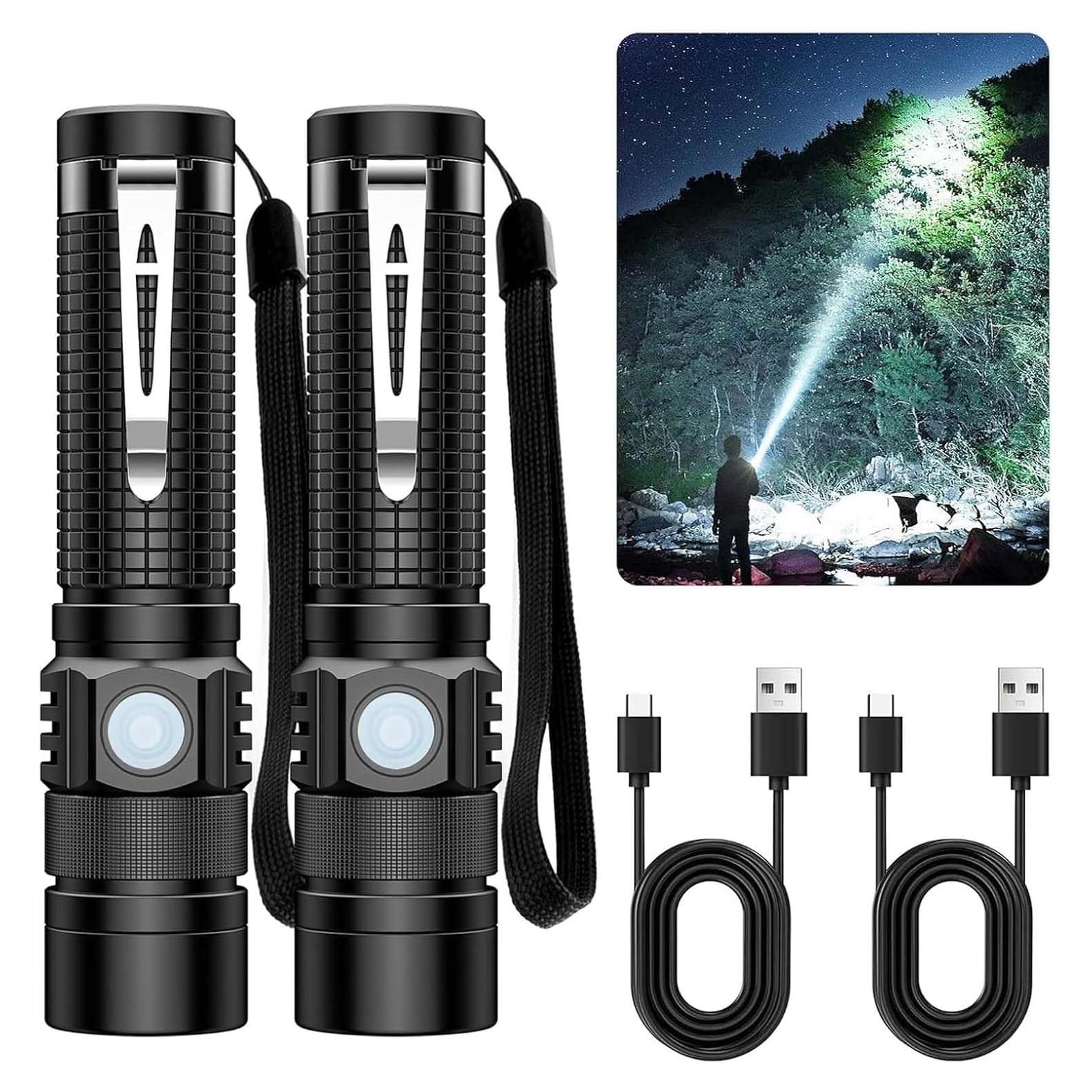 Linterna EDC Hoxida S001 Recargable 12.5cm LED 500m