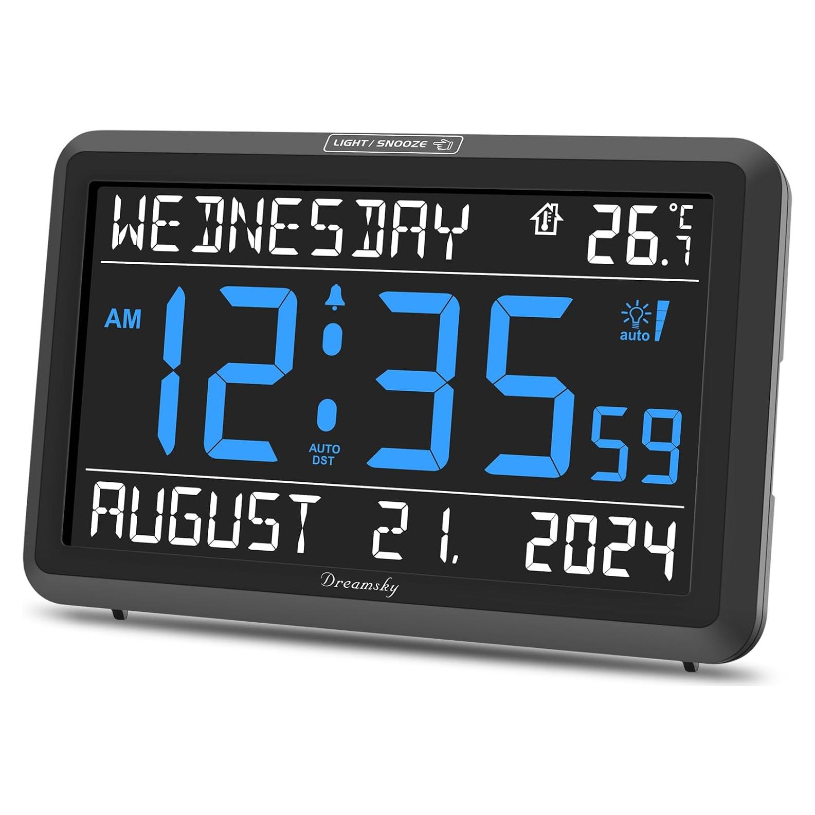 Reloj Digital DreamSky DS182 con Alarma y Puerto USB