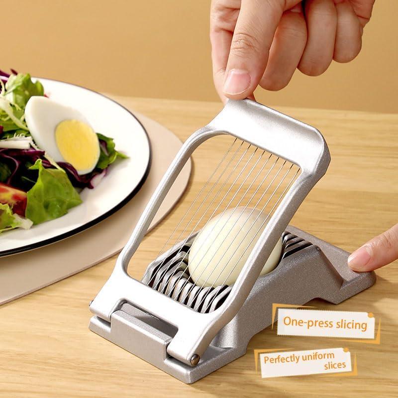 Cortador de Huevos y Frutas QHUAFoRen de Acero Inoxidable