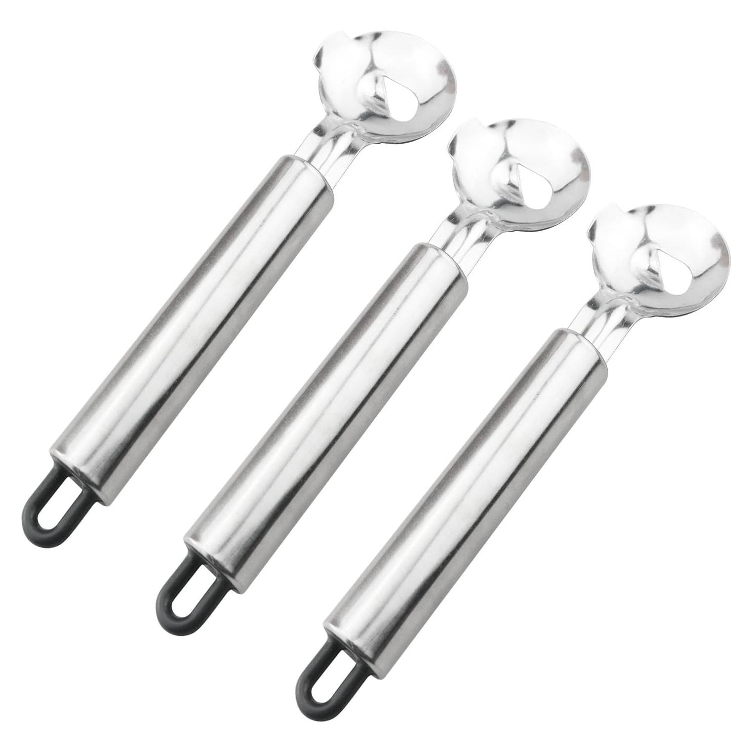 Set de 3 Cucharas Peladoras de Cactus YHXiXi Acero Inoxidable
