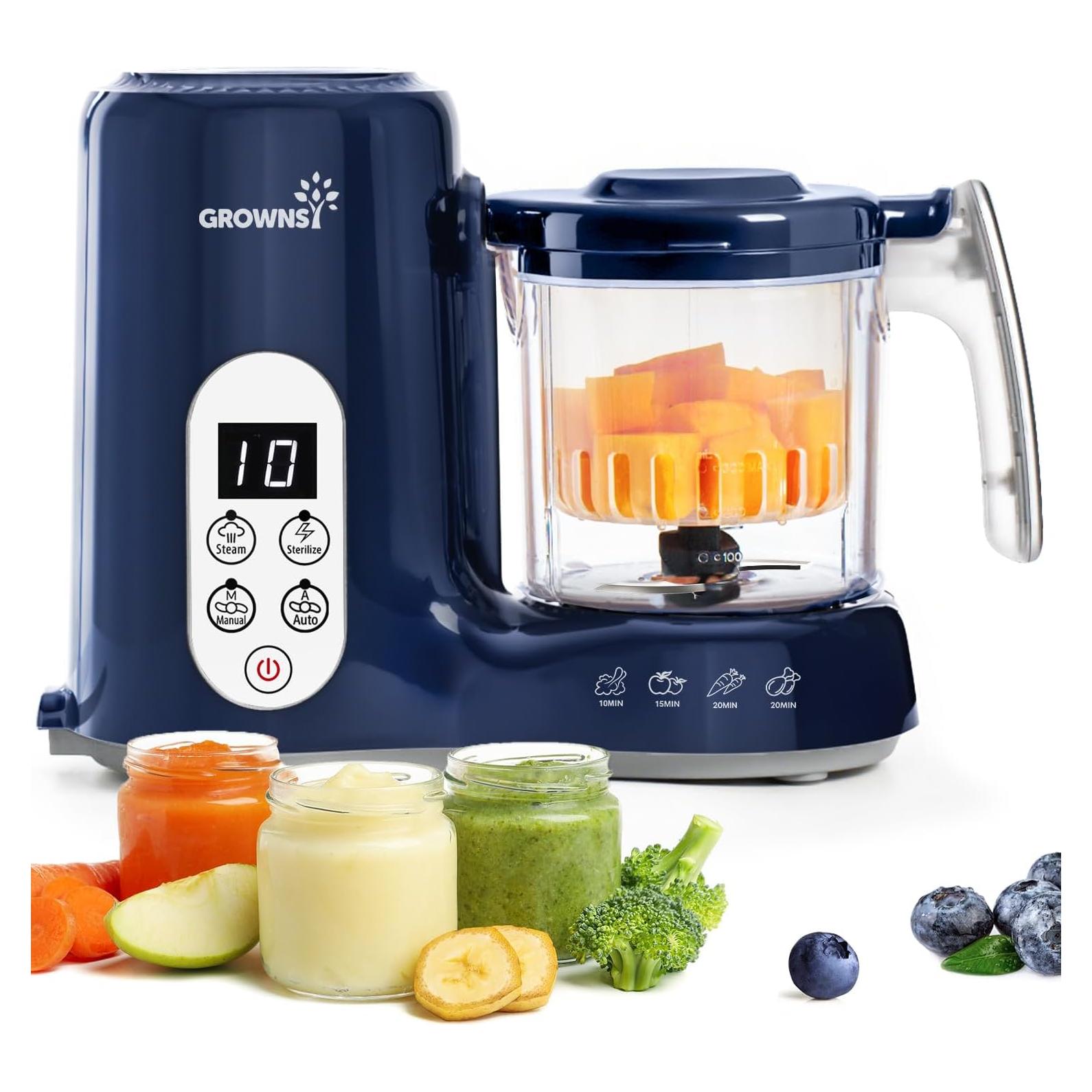 Procesador de Alimentos para Bebés GROWNSY 5800E Azul 1.98kg