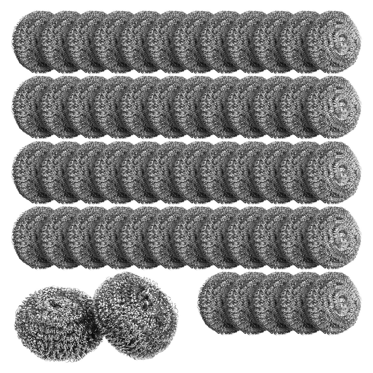 Estropajos de Acero Inoxidable IANFAN 150 Piezas 5cm