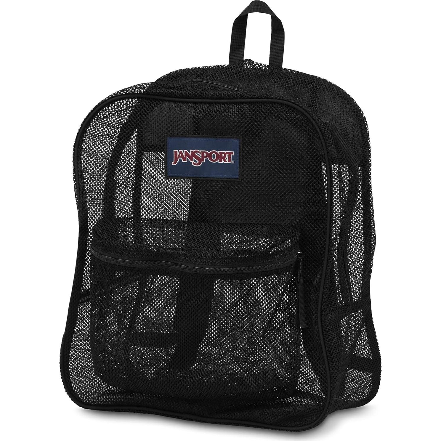 Mochila Transparente JanSport Mesh Pack 32L Negro