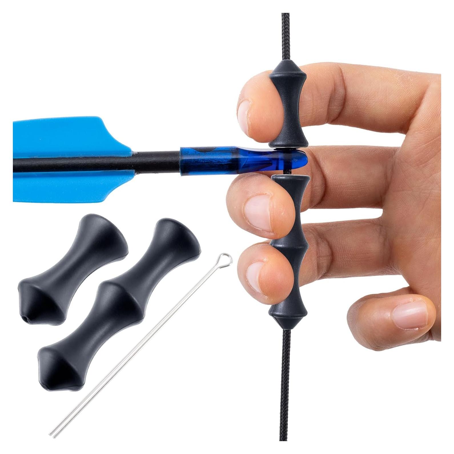 Protectores de Dedos para Cuerda de Arco VARMDUKKE Silicona Negro