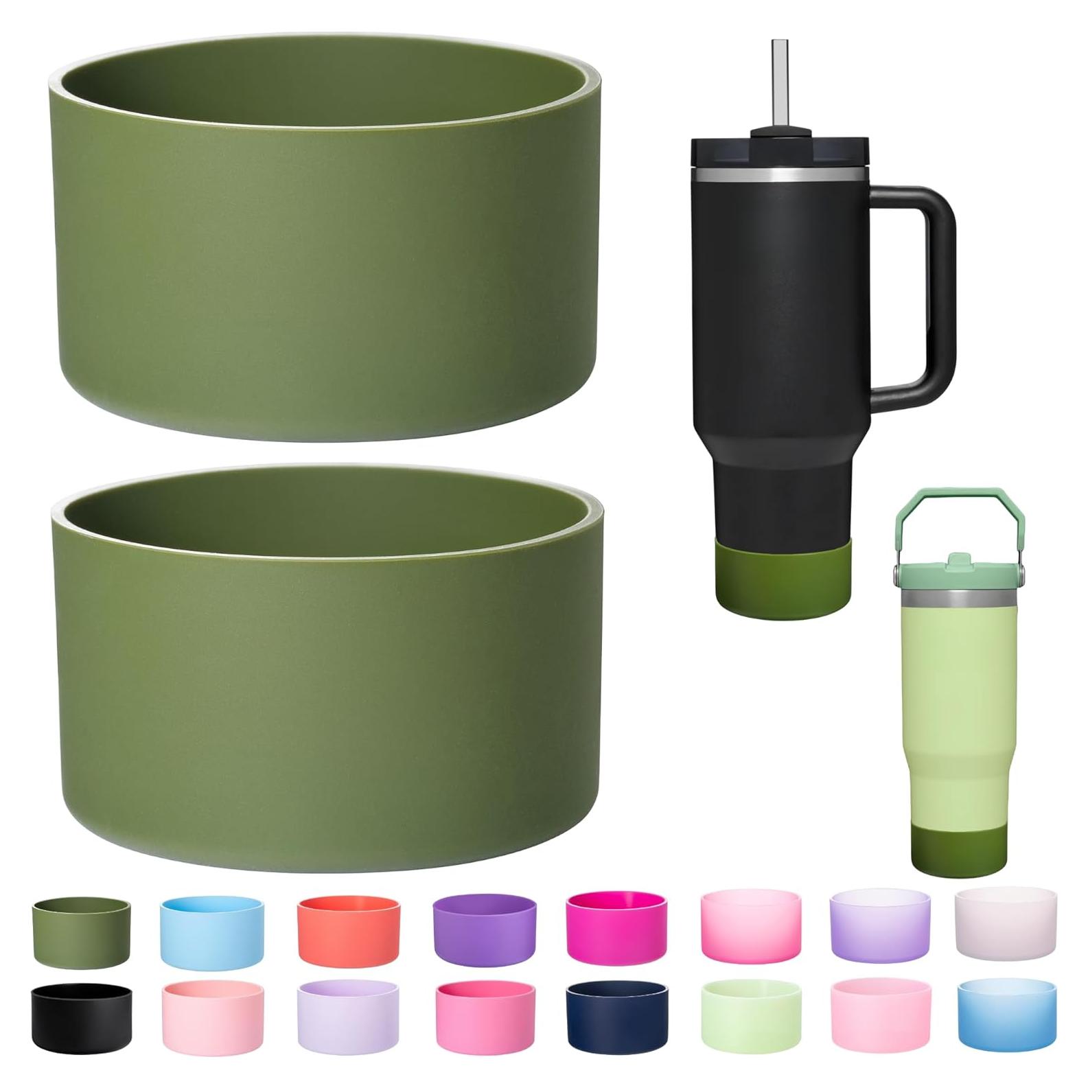 Paquete de 4 Botas de Silicona LONPARRY para Stanley Cup 30-40 oz