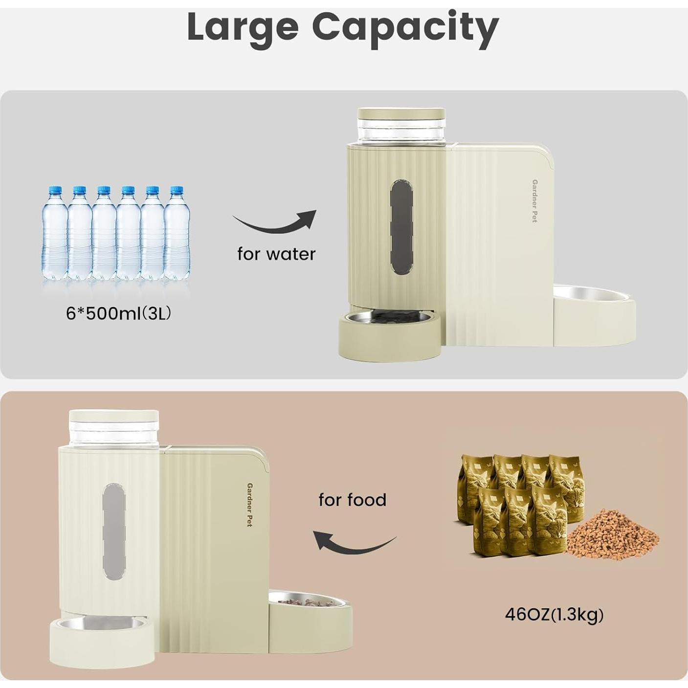 Comedero y Dispensador Automático 2-en-1 Gardner Pet 3.03L