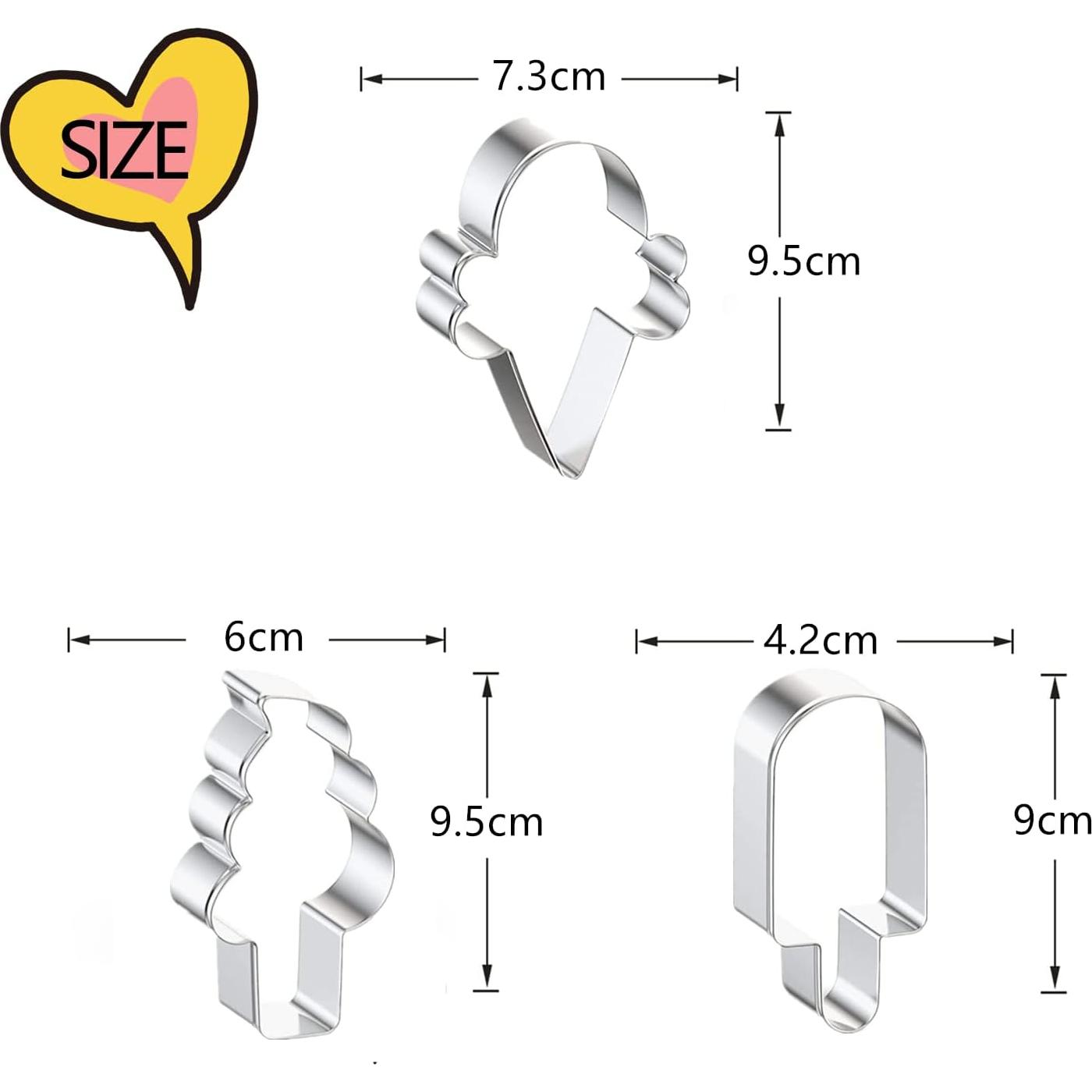 Cortadores de Galletas de Helado Q-BAKER - Acero Inoxidable