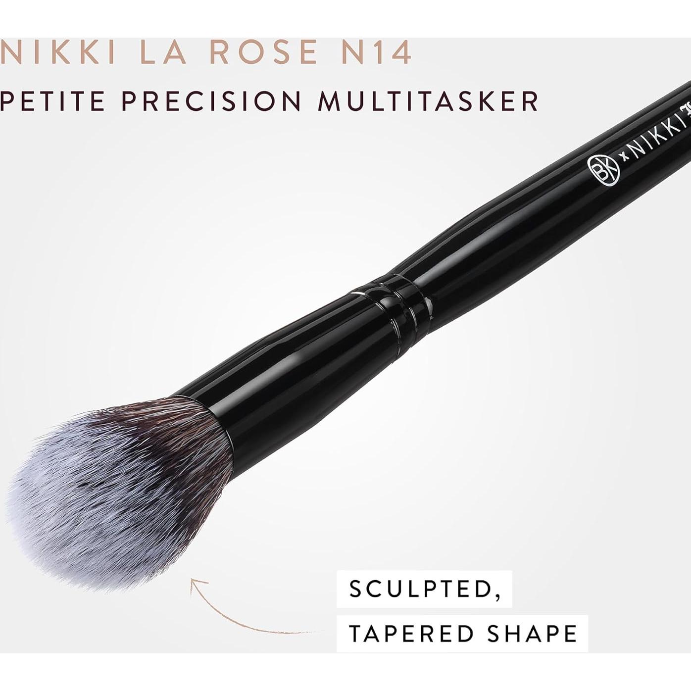 Brocha de Maquillaje BK Beauty N14 para Corrector y Polvo