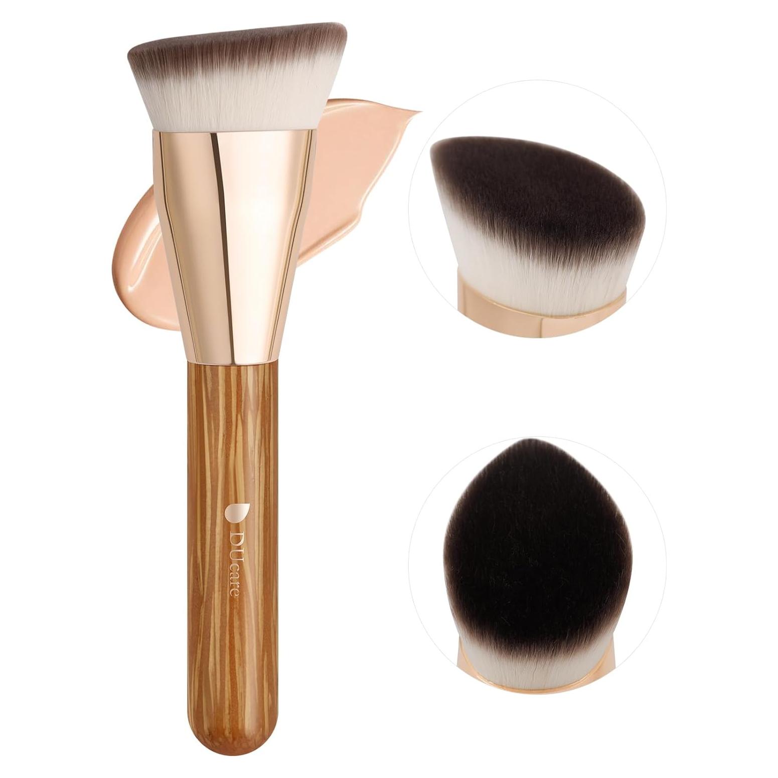 Brocha de Fundación Angulada DUcare 4 cm para Maquillaje Profesional