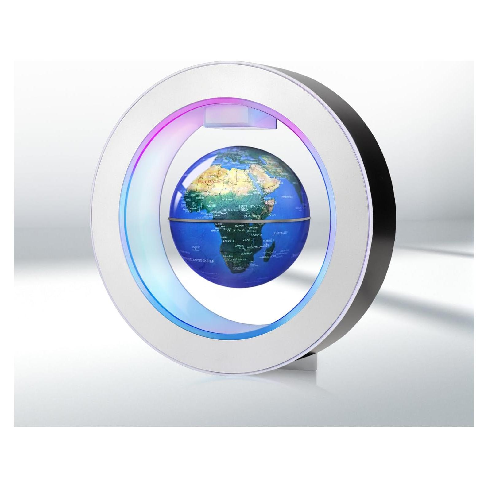 Globo Flotante Magnético Poojaed 22.5 cm con Luz LED