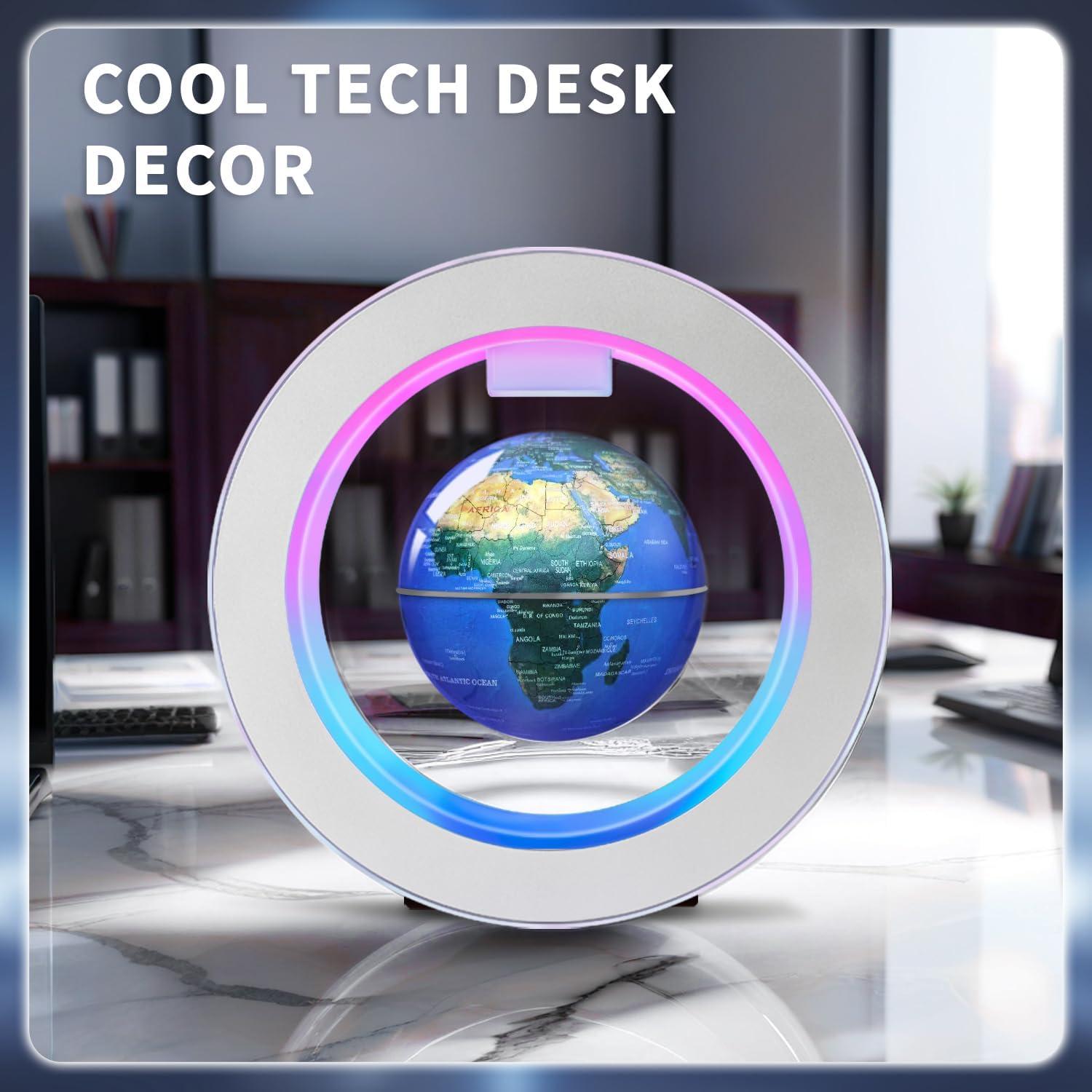 Globo Flotante Magnético Poojaed 22.5 cm con Luz LED