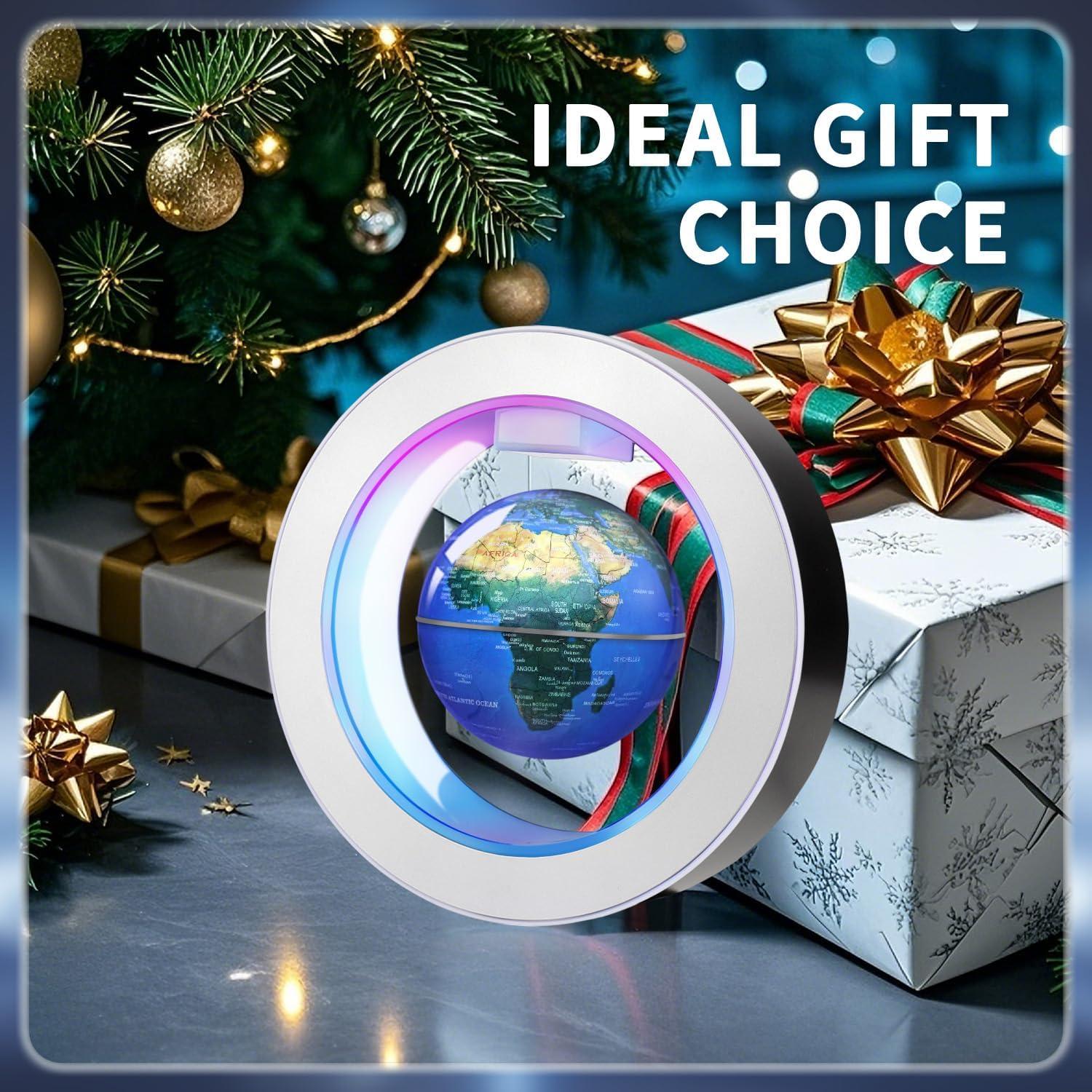 Globo Flotante Magnético Poojaed 22.5 cm con Luz LED