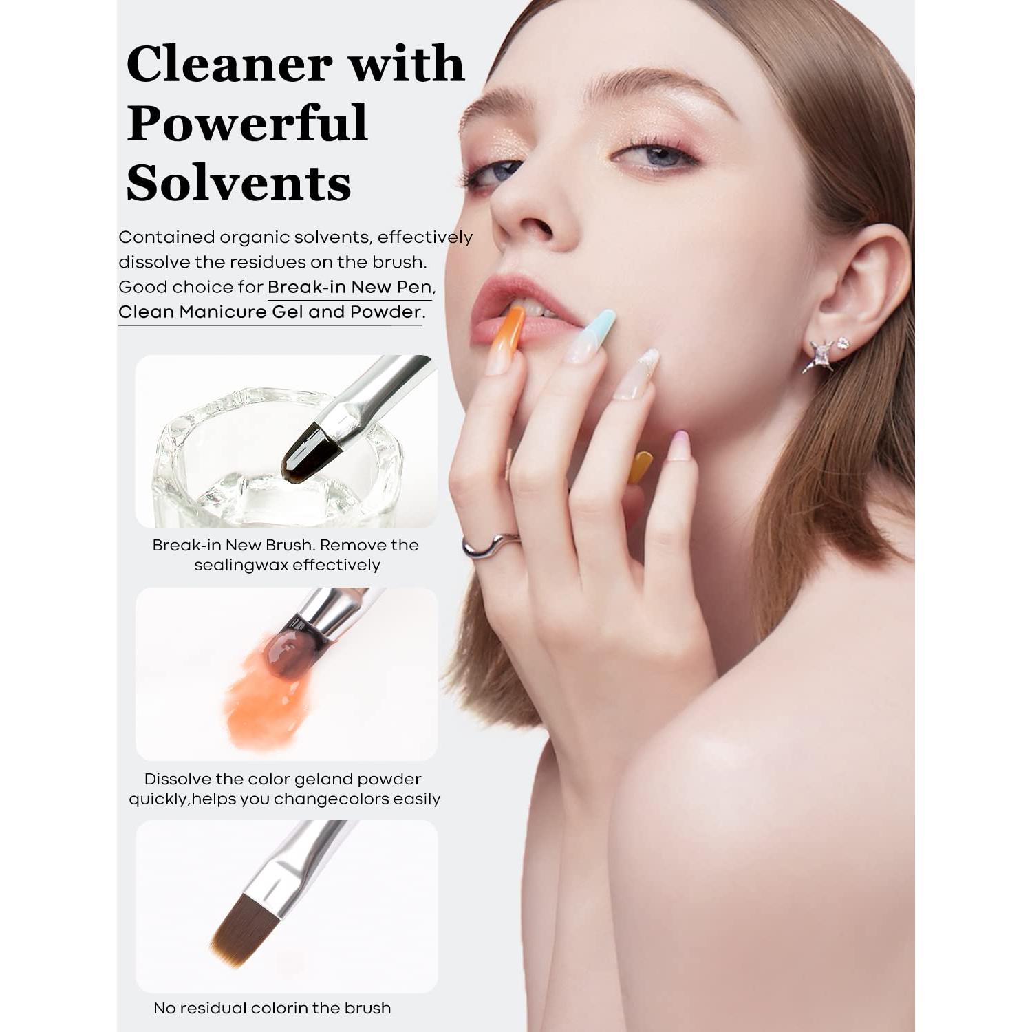 Limpiador y Restaurador de Pinceles Modelones 80ml - Gel y Acrílico