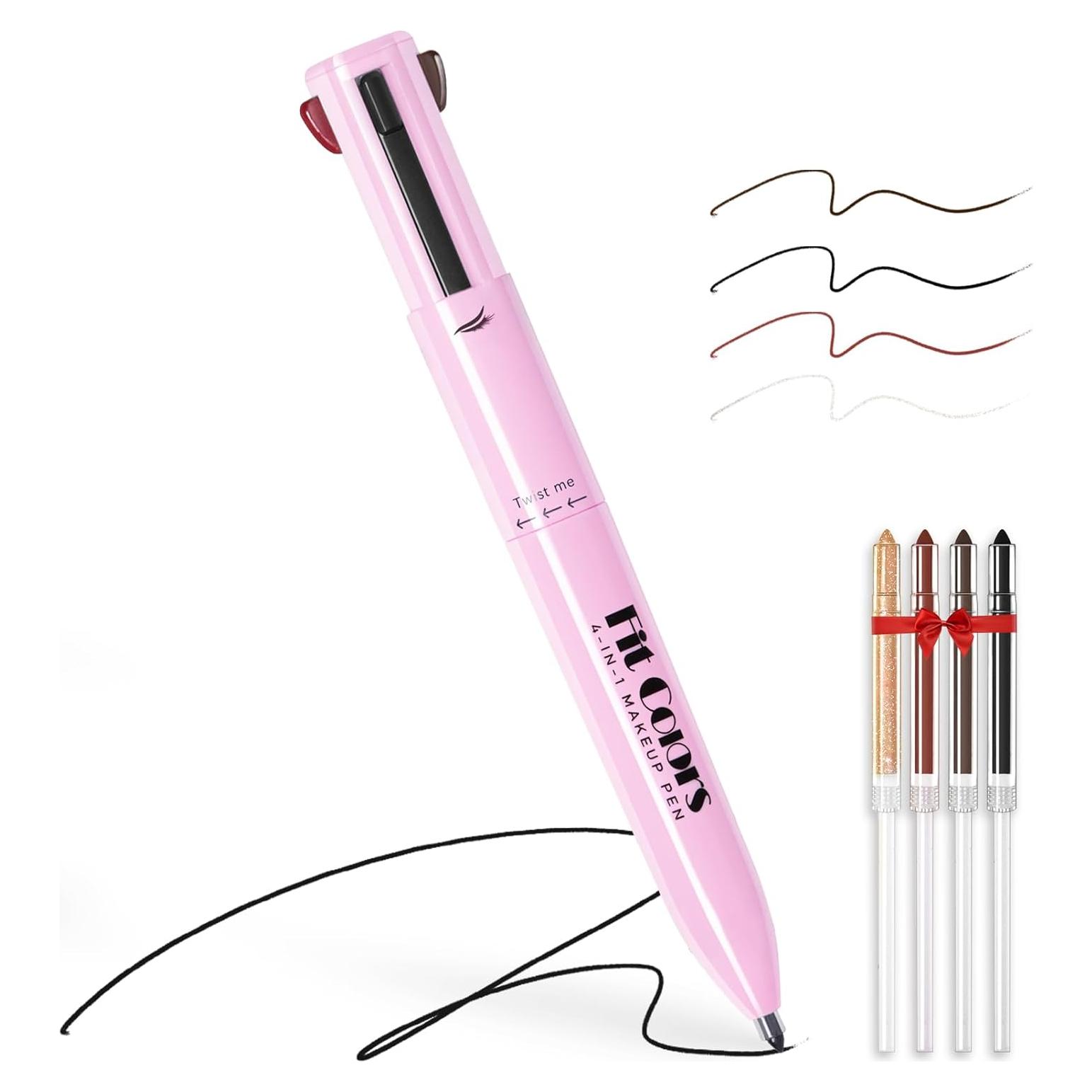 Lápiz de Maquillaje 4 en 1 HOSAILY Impermeable y Multifuncional