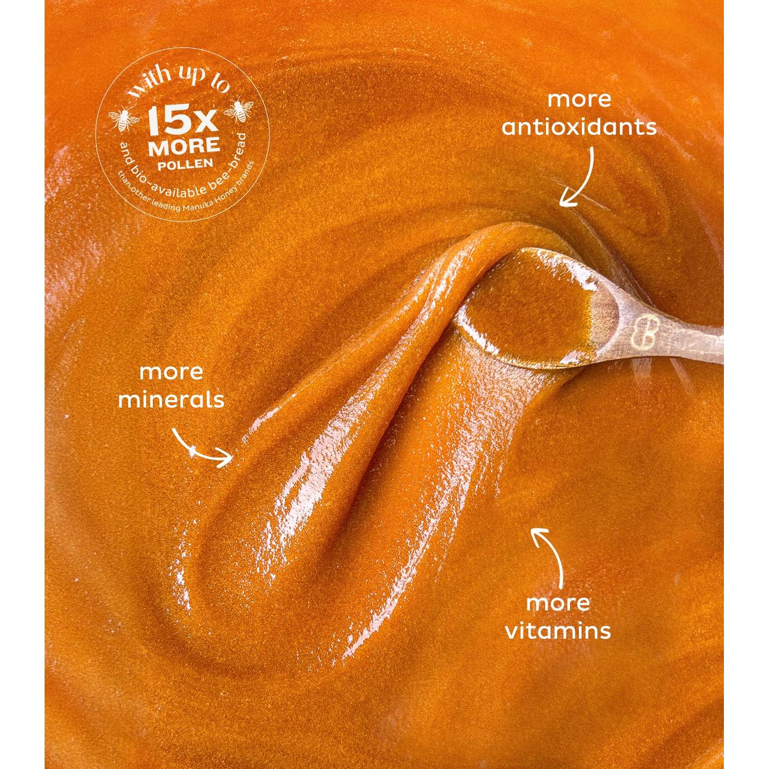 Miel Manuka Steens 500g - MGO 830+ y UMF 20+ Cruda y Pura