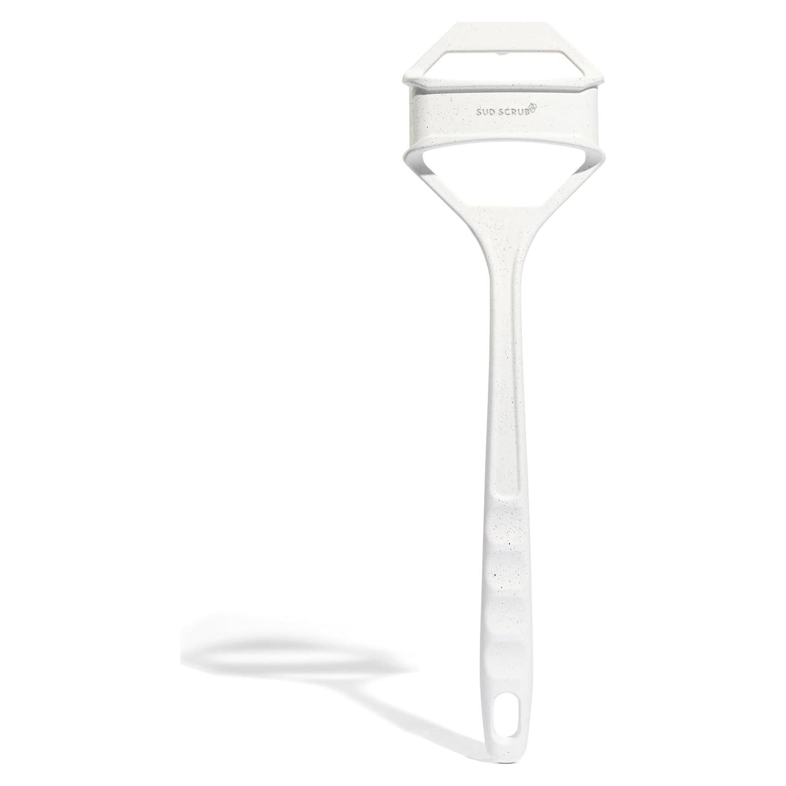 Mango Extensor Sud Scrub para Cepillo de Ducha - Blanco Manchado