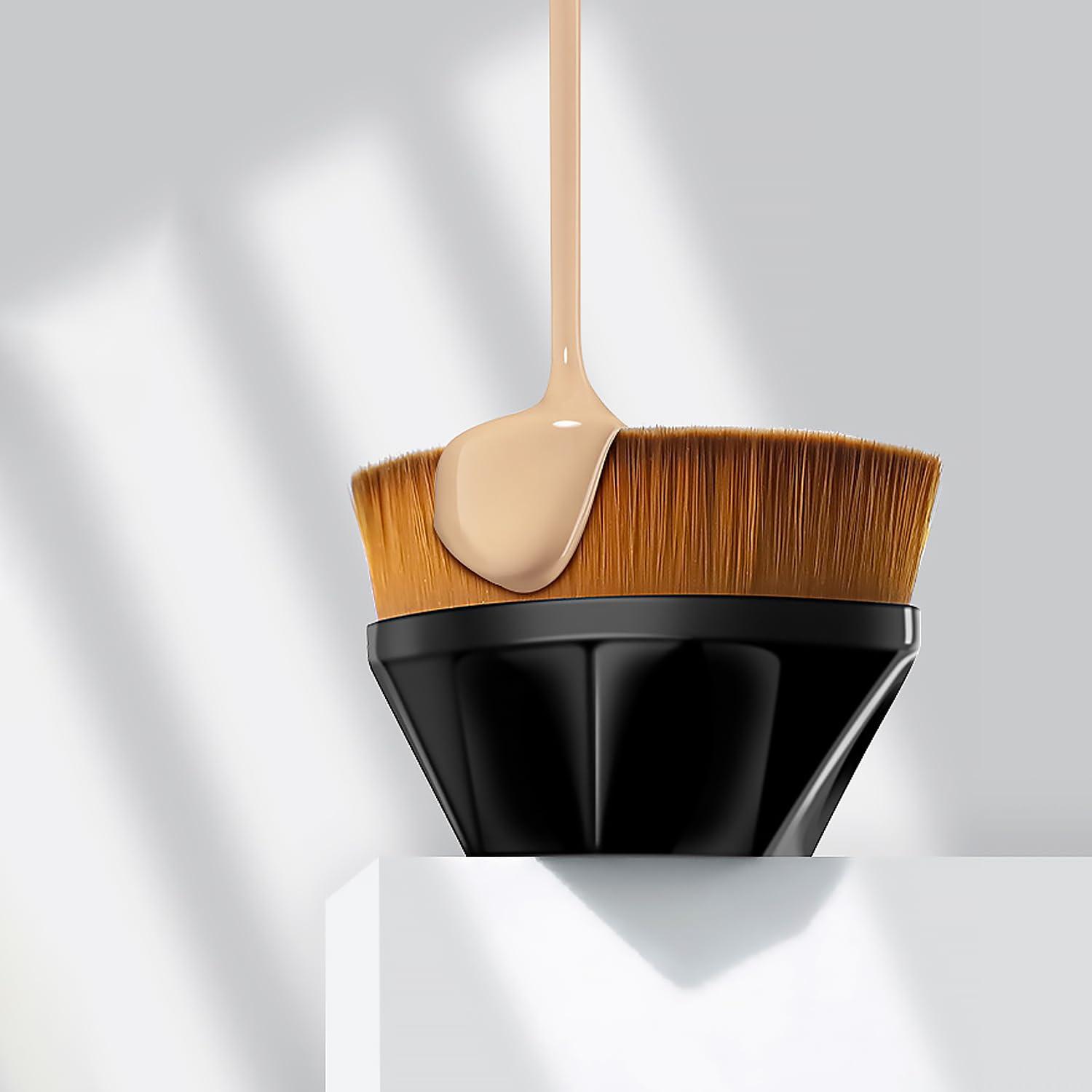 Base Líquida Glamour Brush - Edición Limitada Vacaciones, Pincel Premium