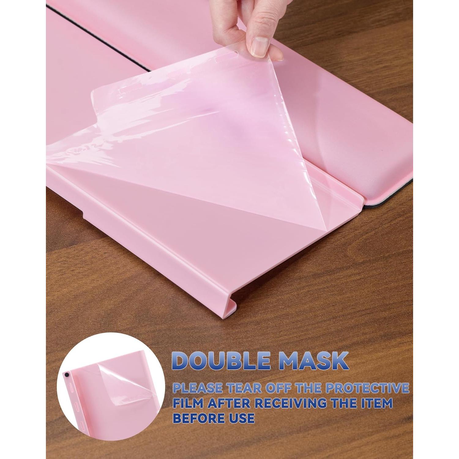 Soporte de Teclado Ergonómico Laborio con Reposamuñecas Rosa