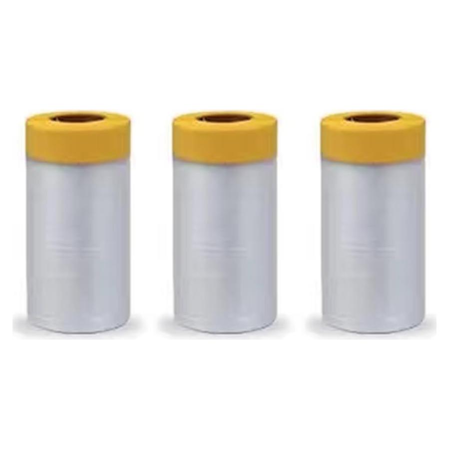 Película de Enmascarar con Cinta Andech 3.6x6.04m 3 Paquetes