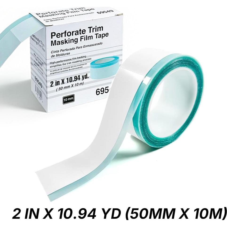 Cinta de Enmascarar LAUCO 69549 50mm x 10m Resistente al Calor