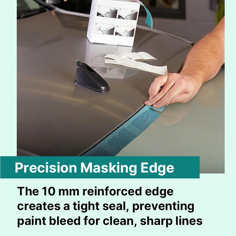 Cinta de Enmascarar LAUCO 69549 50mm x 10m Resistente al Calor