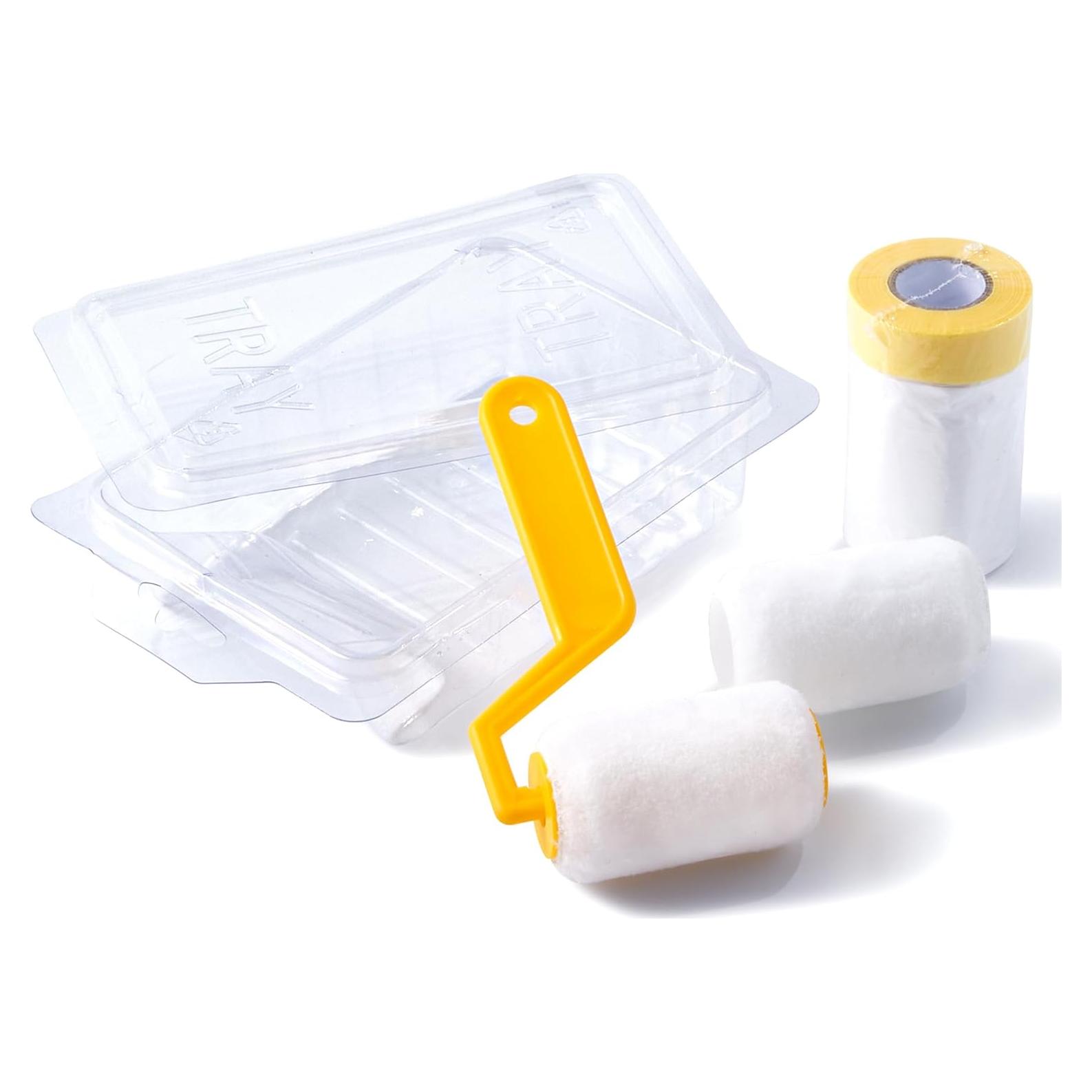Kit de Pintura VOOMEY Mini Rodillo 2" con Film Enmascarar