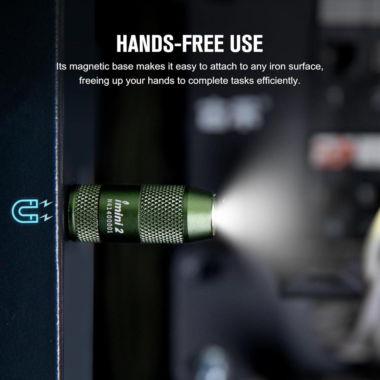 Linterna Recargable OLIGHT Imini 2 de Llavero 50 Lúmenes