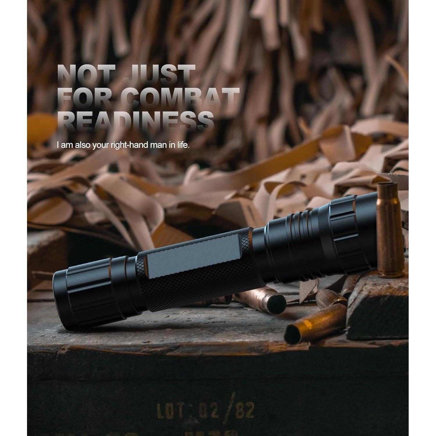 Linterna Táctica LED Feyachi FL34 1500 Lúmenes IPX7 Recargable