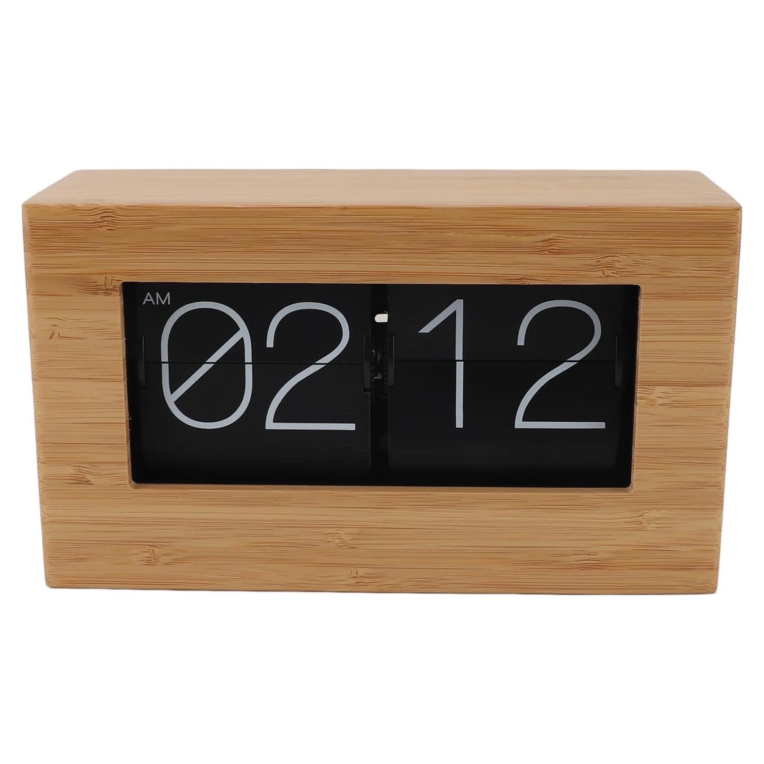 Reloj Digital Retro Plegable Cryfokt 21.4x12.7cm Beige