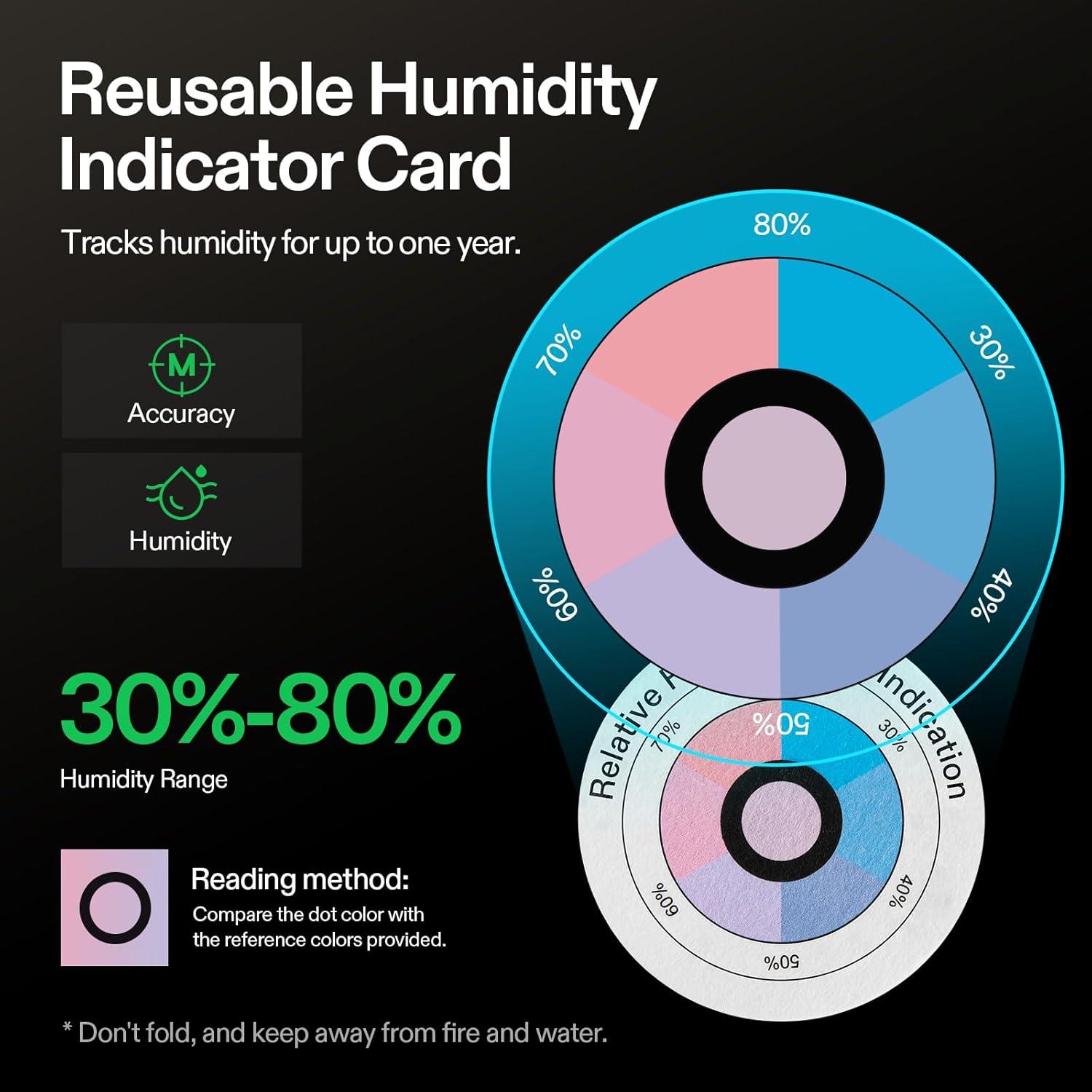 Higrómetro Termómetro Inalámbrico VIVOSUN THB1S Bluetooth 62% HR