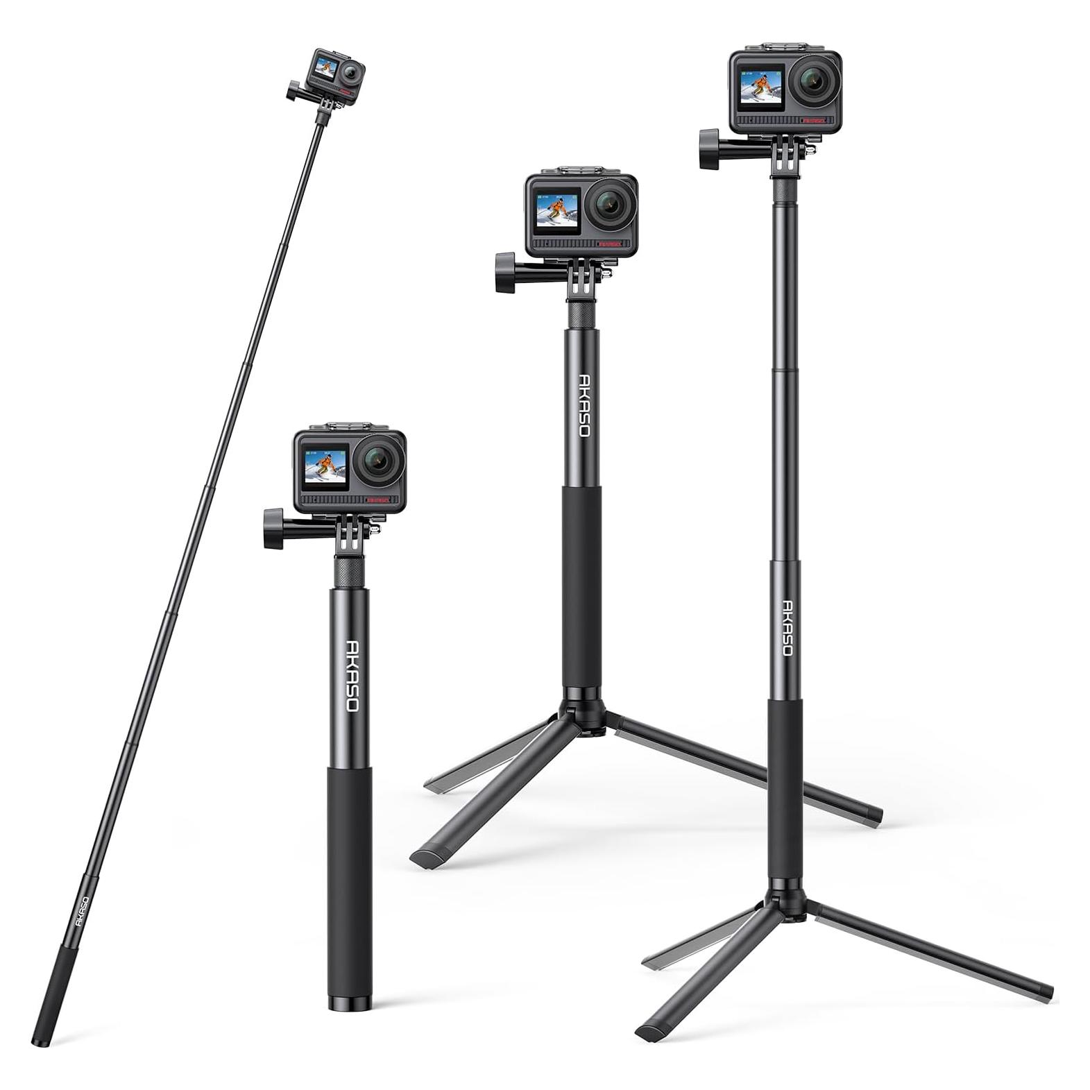 Palo de Selfie Trípode AKASO 120cm Compatible con GoPro