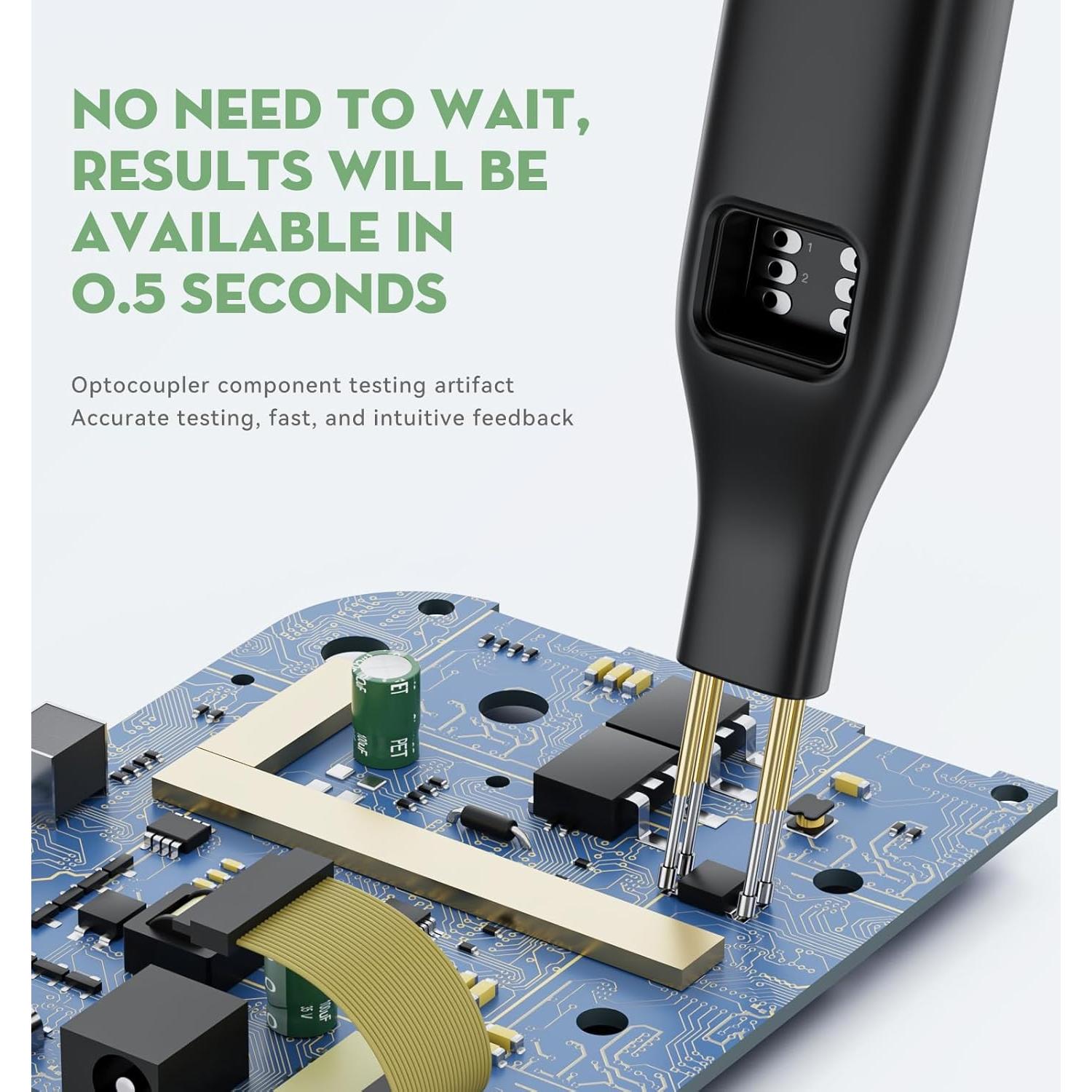 Probador de Transistores y Optoacopladores Awgem TO1p Portátil