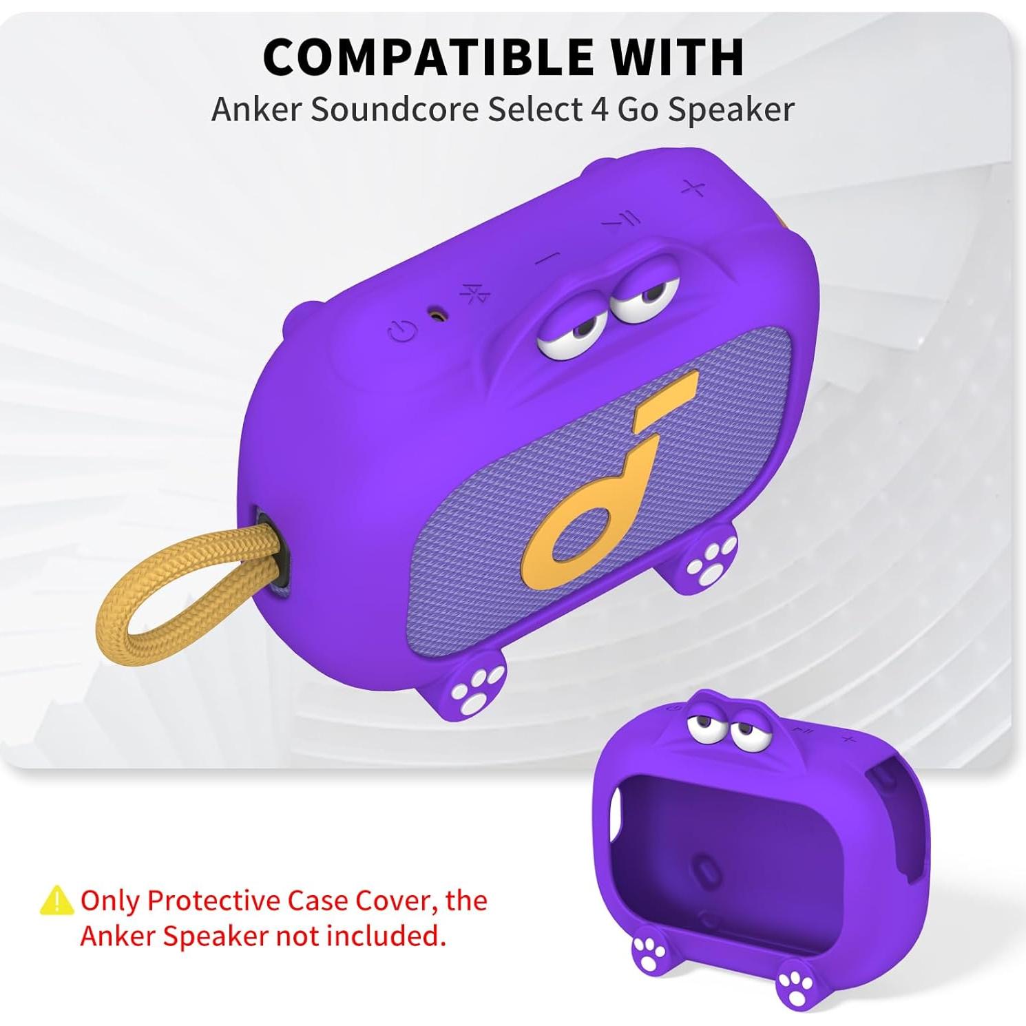 Funda Protectora Silicona Anker Soundcore Select 4 Go Púrpura