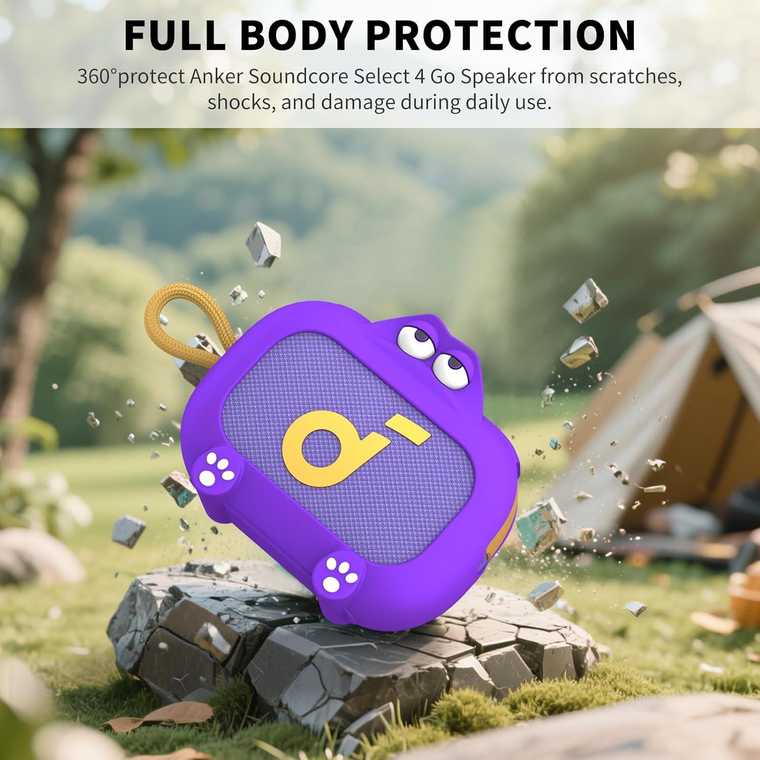 Funda Protectora Silicona Anker Soundcore Select 4 Go Púrpura