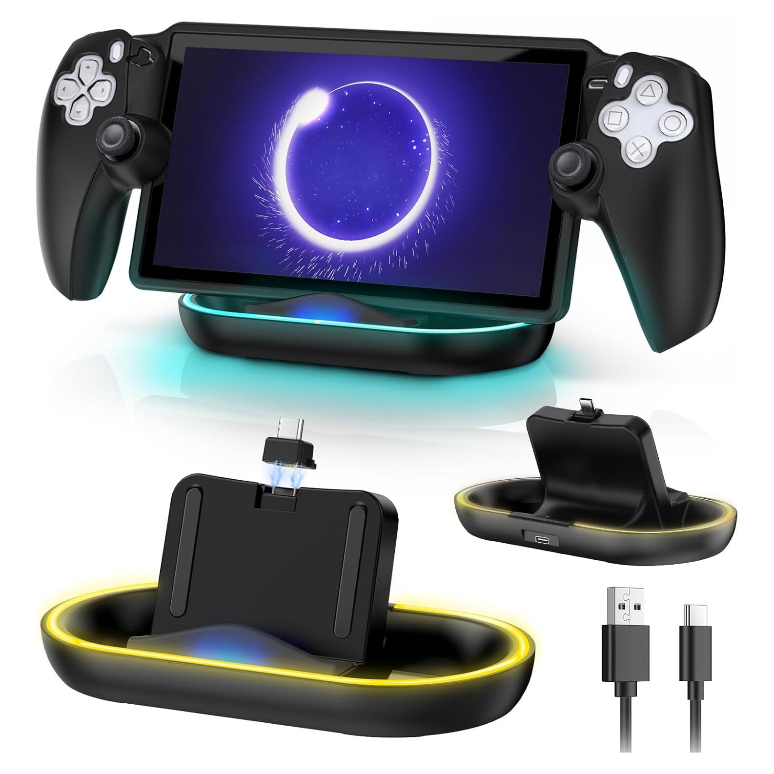 Base de Carga FYOUNG para PlayStation Portal - Soporte RGB