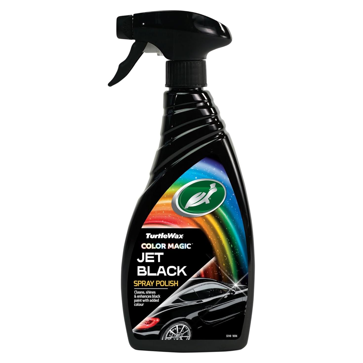 Spray Pulidor Turtle Wax 53140 Jet Black 500ml para Autos