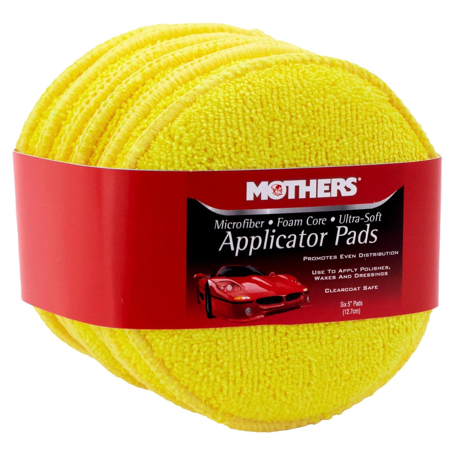 Almohadillas de Pulido de Microfibra Mothers, 6 Pzas, 12.7 cm