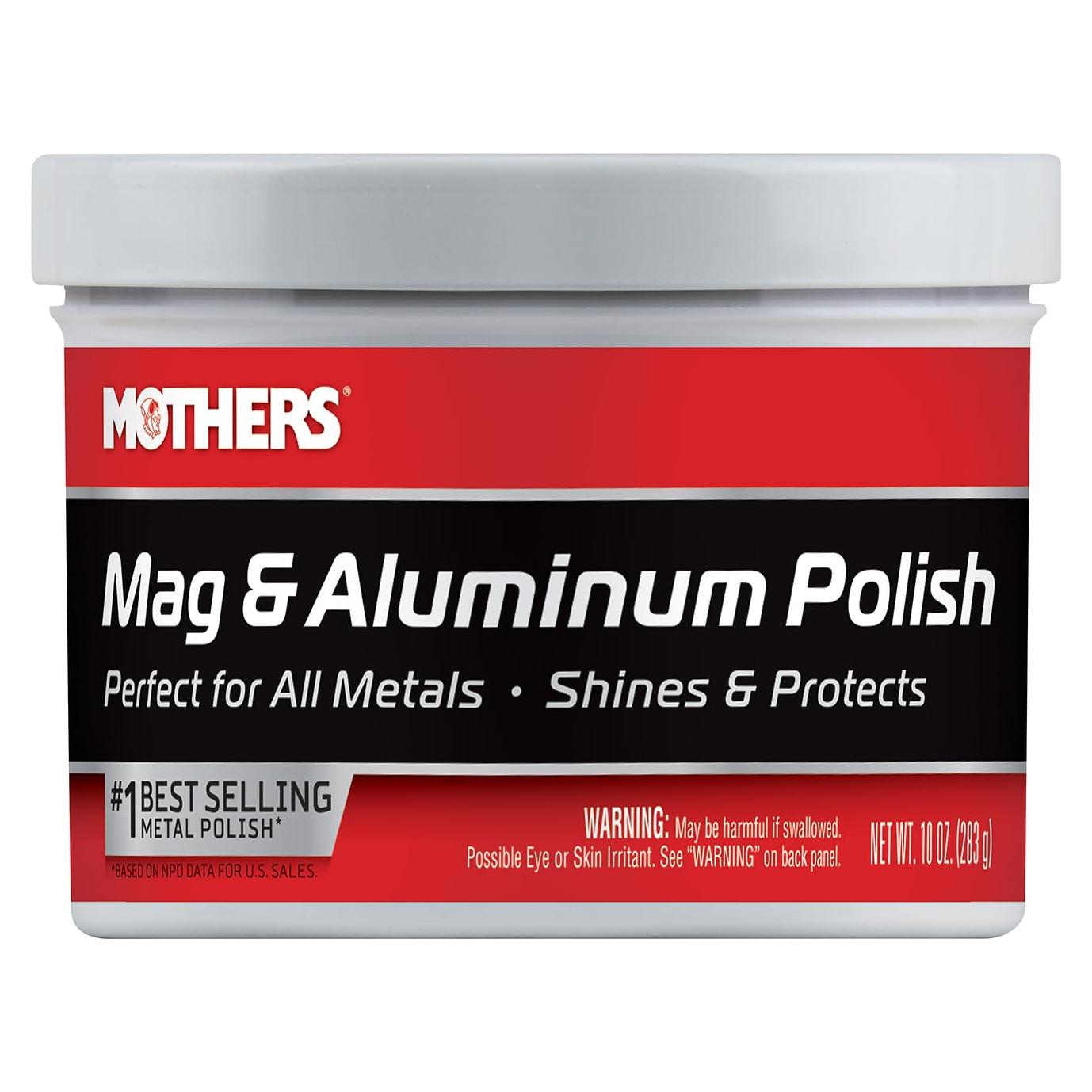 Pulidor de Metales Mothers 10 oz - Brillo para Aluminio y Más