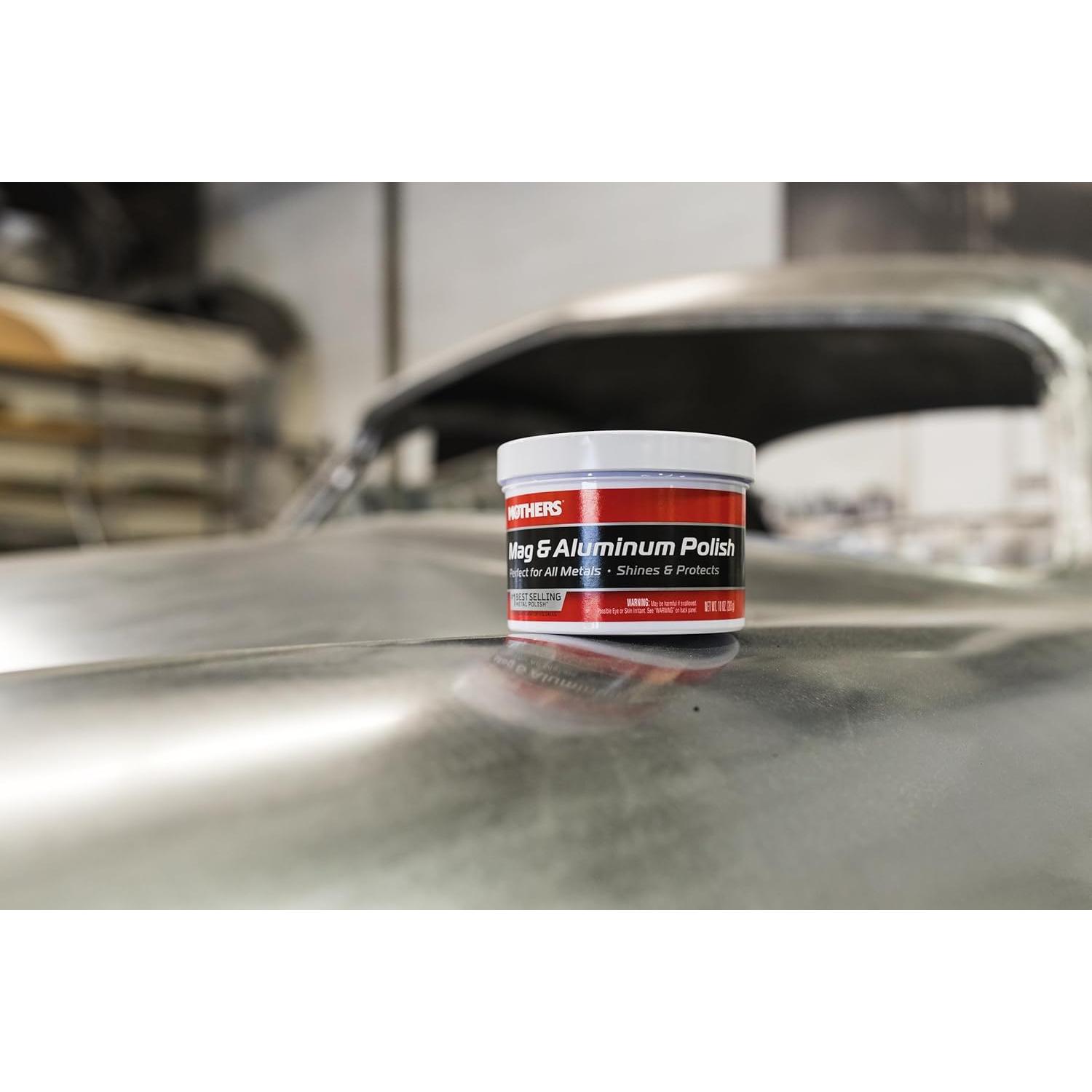 Pulidor de Metales Mothers 10 oz - Brillo para Aluminio y Más