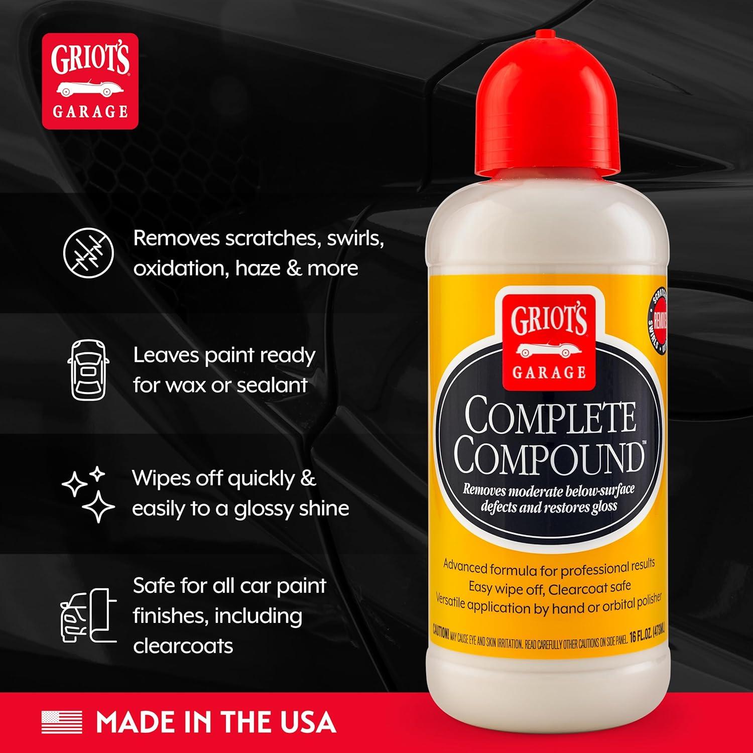 Compuesto Completo Griot's Garage 473ml - Removedor de Rayones