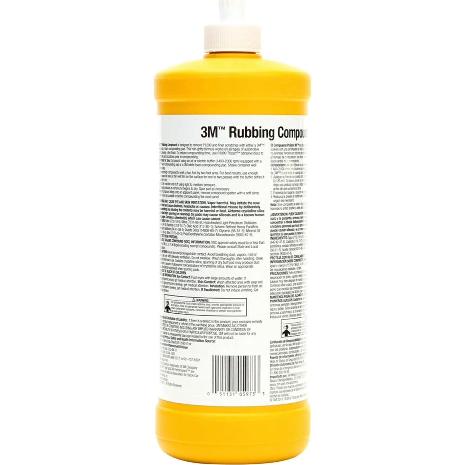 Compuesto Abrasivo 3M 05973 Líquido 946 mL para Restauración