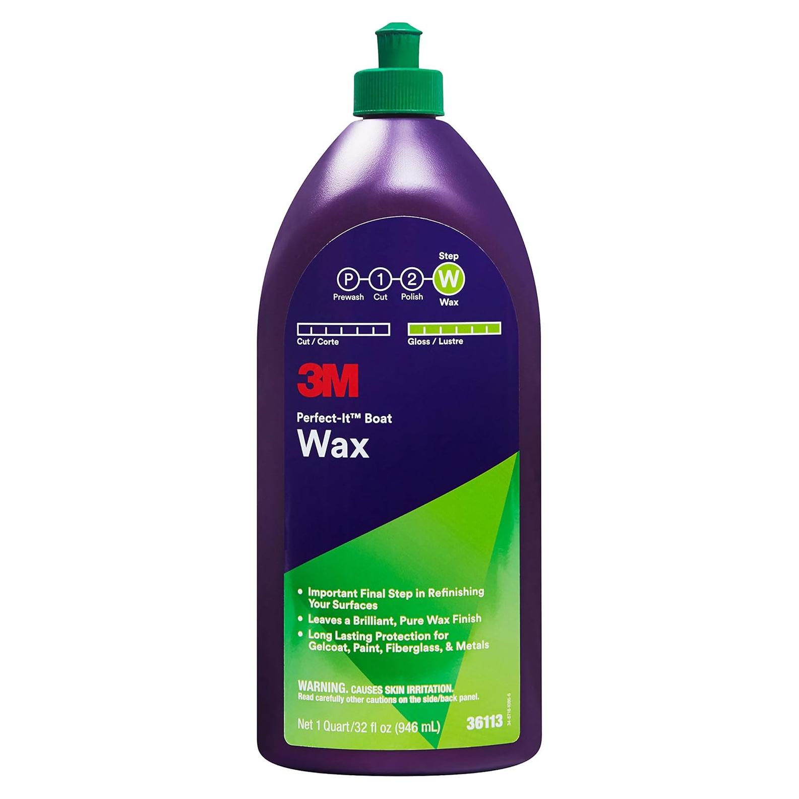 Cera para Barcos 3M Perfect-It 36113, 0.91 kg, Brillo y Protección