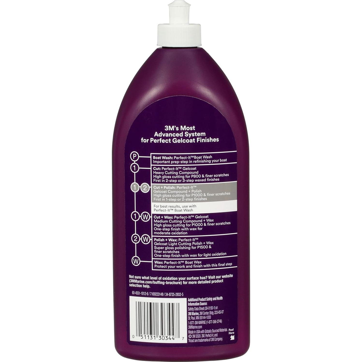 Compuesto y Pulido Gelcoat 3M Perfect-It 30344, 946 mL