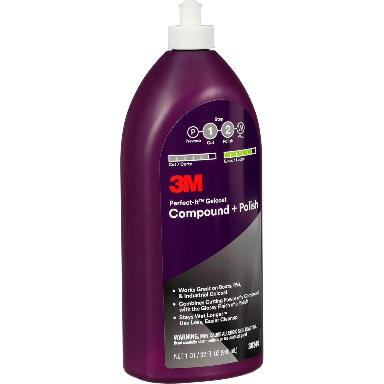 Compuesto y Pulido Gelcoat 3M Perfect-It 30344, 946 mL